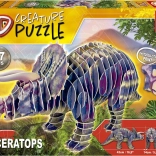 3D Puzzle Triceratops 67 pieces