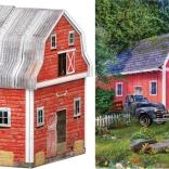 Puzzle in a Tin Box Family Farm 550 Pieces EUROGRAPHICS