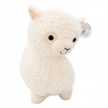 Lama en peluche crème 40 cm