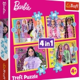 Puzzle Barbie Joyful World 4in1