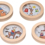 Wooden Skill Game - Cheerful Characters