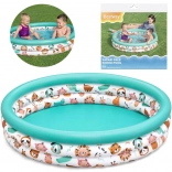 Children's Inflatable Pool Safari Animals 122 cm
