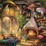 Ravensburger Puzzle Mushroom Cottage 1000 Pieces