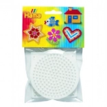 Plaques pour perles à repasser Hama MIDI – cercle, carré et hexagone, 3 pcs