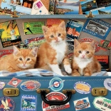 EDUCA Traveled Kittens Puzzle 200 Pieces