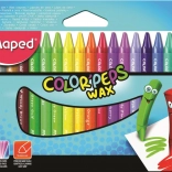 Triangular Wax Crayons 18 pcs MAPED Color’Peps