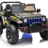Elektrické detské auto terénny jeep, čierne