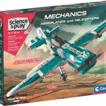 Clementoni Science & Play laboratoire mécanique – avions et hélicoptères 10 en 1