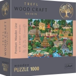 Wooden Puzzle TREFL Famous Places of France 1000 pieces