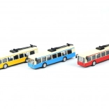 Toy - Fun Trolleybus with Pull Back Function