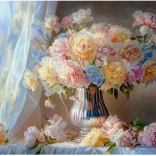 Castorland Puzzle Art Collection Peonies 1500 pieces