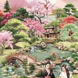 Tea Garden Puzzle 1000 Pieces MAGNOLIA