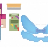 Minecraft Creator Figure, Artistic Apron