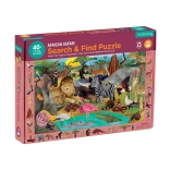 Mudpuppy Puzzle Safari Jigsaw and Search 64 Pieces