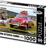 Retro-Cars Puzzle Škoda Octavia Combi (1964) – 1000 pieces