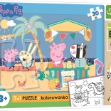 Double-sided maxi puzzle PEPPA PIG 30 pieces ECO