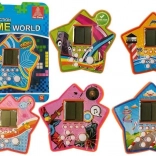 Pocket electronic Tetris game in star shape – orange