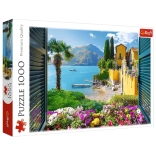 Puzzle 1000 pieces – view of Lake Como Trefl