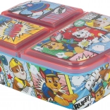 Kinder multi broodtrommel PAW PATROL met drie vakken