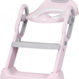 Chipolino Flippy Pink kids’ toilet seat with step ladder