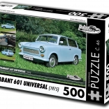 Retro Cars Puzzle Trabant 601 Universal 500 pieces