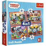 Puzzle 4in1 Brave Thomas, Thomas and Friends