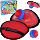 Gioco sportivo Catchball set 2 x bersaglio + 2 palline