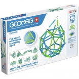 Geomag Classic Recycled mágneses építőkészlet, 142 darab – kék és zöld