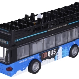 Double-decker sightseeing bus with effects 28 cm