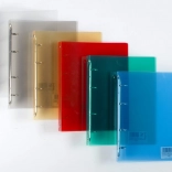 PP Binder A5 with 4 Ring Mechanism Lines