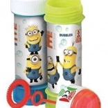 Bellenblaas Minions – bekertje met vloeistof en deksel met doolhof 60 ml
