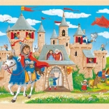 Wooden Puzzle Knight's Castle 96 Pieces