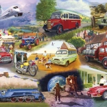 Puzzle Iconic Modes of Transport 1000 Pieces GIBSONS