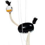 Wooden Ostrich Marionette