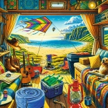 TREFL Premium Plus Puzzle – Caravan Travel 1000 pieces