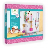 Sieraden maken – regenboogjuwelen met Heishi-kralen en mini flesjes