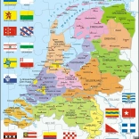 LARSEN Puzzle Netherlands – political map 48 pieces