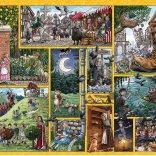 GIBSONS puzzle Nursery Rhymes Through Time 1000 pieces