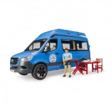 bruder mb sprinter camper con autista e accessori