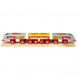 Train Bigjigs Rail Eurostar avec rails