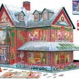 3D puzzle Christmas cottage 1100 pieces EUROGRAPHICS