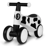 LIONELO Sammy White cow balance bike for children