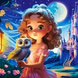 Castorland Puzzle Princess and Owl 70 Pieces
