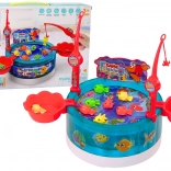 Magnetic Skill Game Fish Catching Lights Sounds