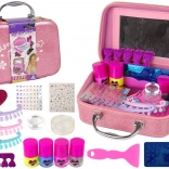 Children’s Nail Painting Set in a Pink Glitter Case