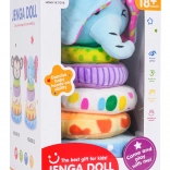 Blød stabelpyramide med elefant til de mindste