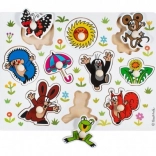 Nagy fa beillesztős puzzle – Kisvakond