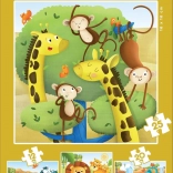 Educa Puzzle Wild Animals 4-in-1 (12–25 pieces)