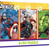 Puzzle 3x50 Disney Marvel The Avengers – Your Hero