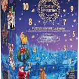 Gibsons advent calendar puzzle Festive Favorites for 24 days